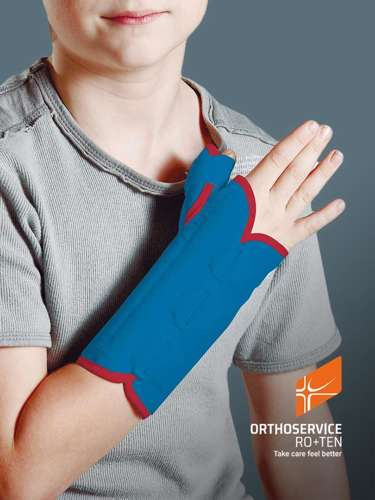 Wrist immobilizer with thumb grip for kids Orthoservice