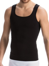 Tank for men in elasticized cotton with total body pressure effect FarmaCell