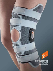 Knee orthosis with hinges and F-E control, long and wraparound GenuSKILL 24A Orthoservice