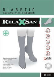 Unisex cotton toe socks with silver fiber Relaxsan