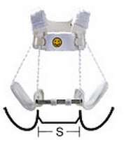 Tubingen Hip Abduction Orthosis,M, Hip