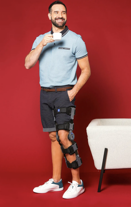 Post-op knee support ROM-R Thuasne