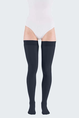 Mediven comfort thigh length compression stockings Ccl.2 with topband