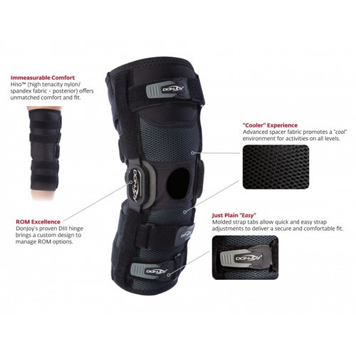 DonJoy Playmaker II Spacer Sleeve Knee Brace 