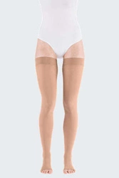 Mediven comfort thigh length compression stockings Ccl.2 with topband
