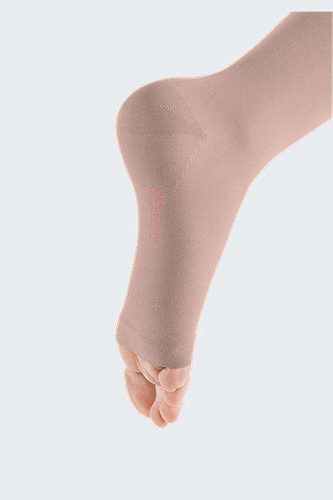 mediven elegance below knee compression stockings CCL1 open toe, cashmere, short