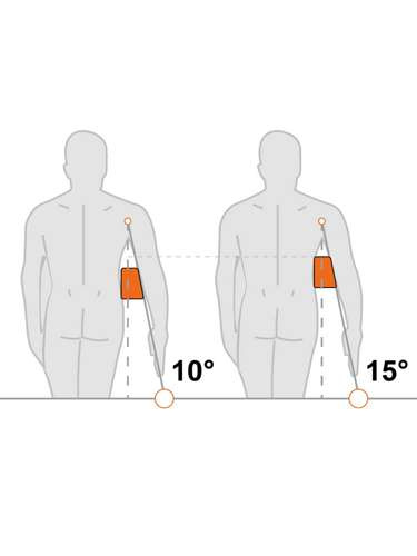 Shoulder left support with immobilizer in external rotation of 10° or 15° Top 4-S Orthoservice