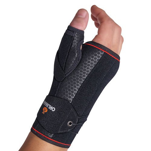 Semi-rigid wrist brace with thumb splints Orliman