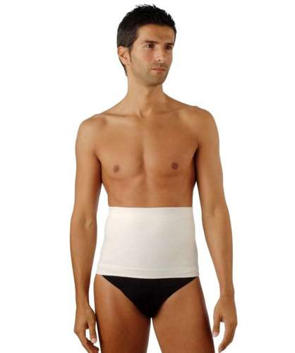 Wool and cotton thermal lumbar belt seamless Relaxsan