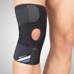 Knee support with reinforced open kneecap RD10A Emo