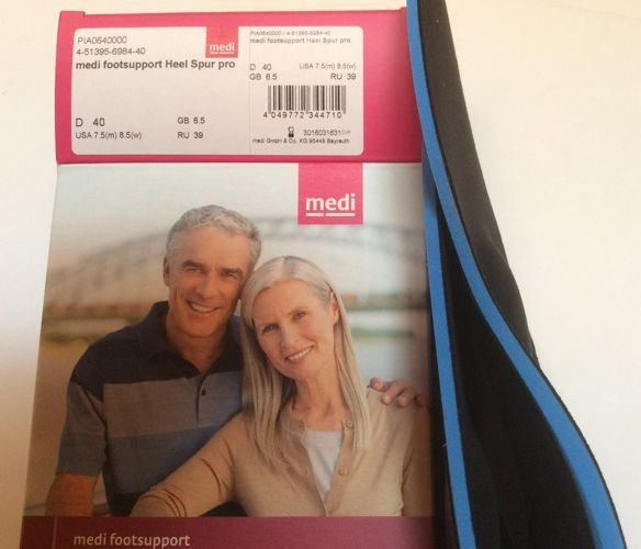 medi footsupport heel spur pro insoles