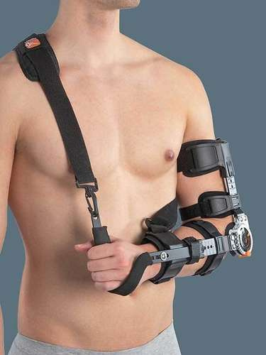 Telescopic elbow brace ROM  Elbo 2.0 with neutral hand support system Orthoservice