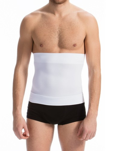 Men's waist control girdle firm  black version, tummy and hip shaping effect  Farmacell
