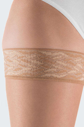mediven sheer & soft thigh with lace top band - Adaptive Direct
