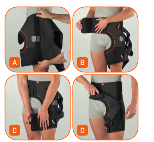 Lightweight hip brace Hipocross Orthoservice