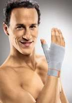 Sporlastic elastic wrist support orthosis with thumb spica