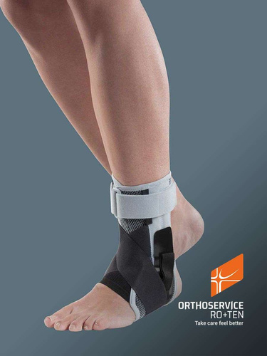 Ankle support with elasticated figure-8 straps and spiral stays Malleoskill 81 Orthoservice