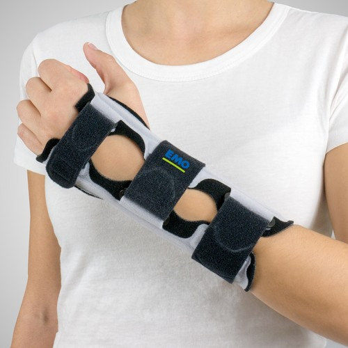 Bilateral wrist support with palmar, ulnar and radial splints MQ701 Emo