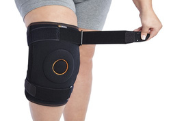 Wraparound knee support with biaxial joints and metal support Orliman OPL480