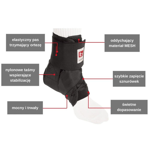 Sport ankle support brace Wraptor Breg with speed laces e