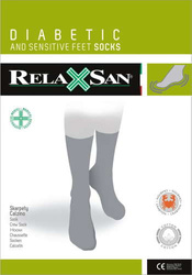 Unisex diabetic socks with Crabyon fiber Relaxsan