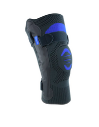 Knee brace with lateral hinged reinforcement Genu Dynastab Thuasne