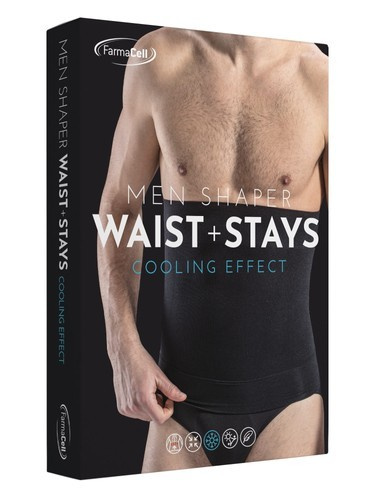 Men's waist Control girdle firm Body Shaping belt with back splints Farmacell