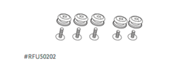 5 Bolts and Nuts for Rebound Foot-Up Attachment Kit