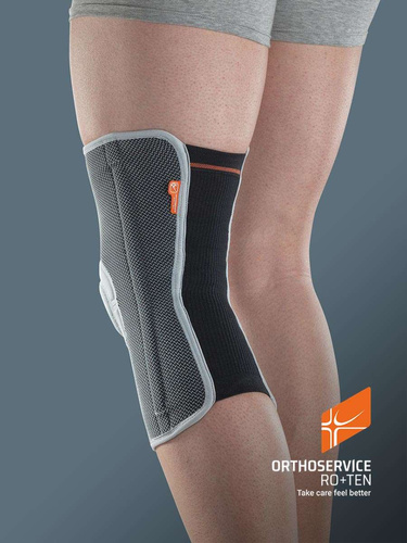 Tubular knee brace with patella stabilizer GenuSKILL 04 Orthoservice