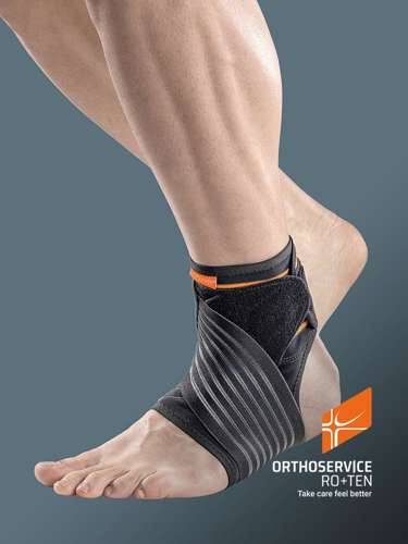 Ankle support with elasticated figure of 8 straps Malleolite Orthoservice