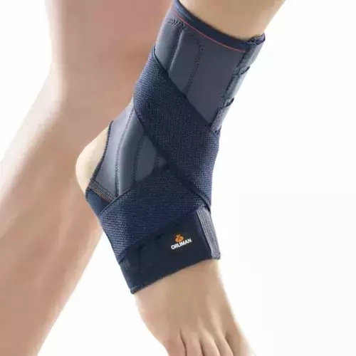Ankle brace with spiral stabilisers and a strap 4406 Orliman