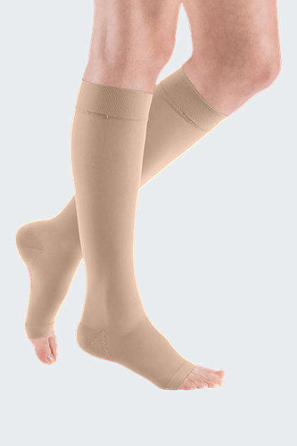 mediven elegance  beige, short length knee below compression stockings CCL2