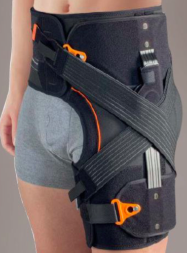 Lightweight hip brace with optional stay Hipocross Orthoservice