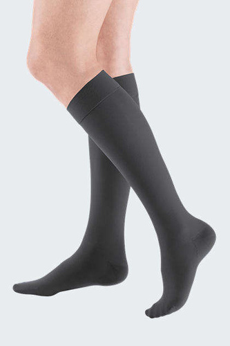 mediven elegance Short below knee compression stockings CCL1 anthracite colour, closed toe