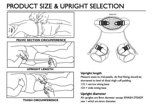 Walking and Sitting Hip Orthosis SWASH® STEADY Camp Scandinavia