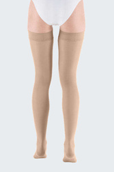 Thigh length  compression stockings with top band  CCL1 mediven elegance