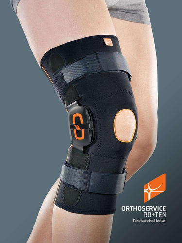 Knee orthosis with hinges GenuFIT 25 short tubular version Orthoservice