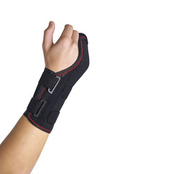 Semi-rigid wrist support with palmar/dorsal splints 4th, 5th metacarpals Manutec Orliman