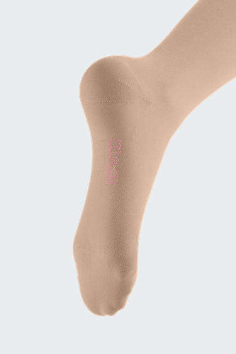 Thigh length  compression stockings with top band  CCL1 mediven elegance