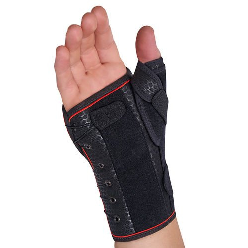 Semi-rigid wrist brace with thumb splints Orliman