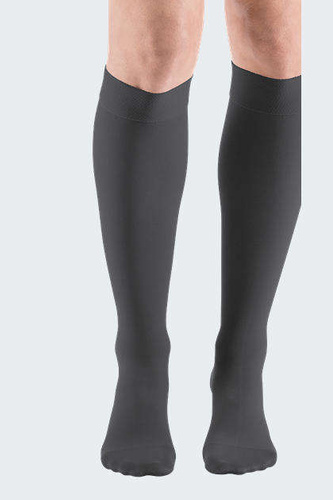 mediven elegance Short below knee compression stockings CCL1 anthracite colour, closed toe