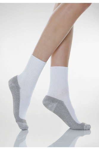 Diabetic sock with sponge sole and X-Static silver fiber Relaxsan